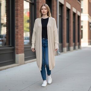 Blushing Heart Beige Long Sleeve Cardigan
New